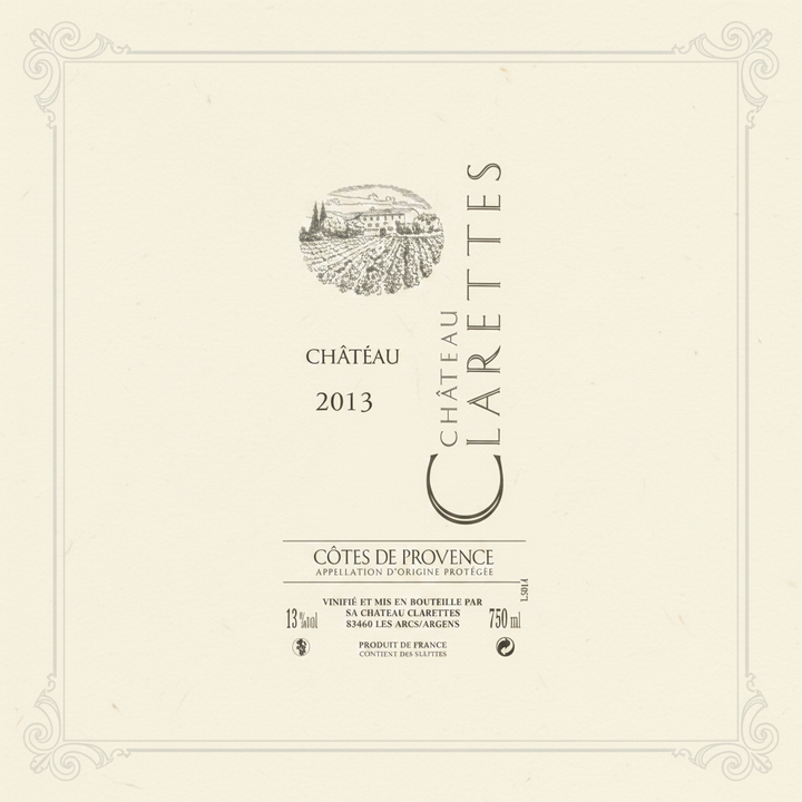Château Clarettes 2013