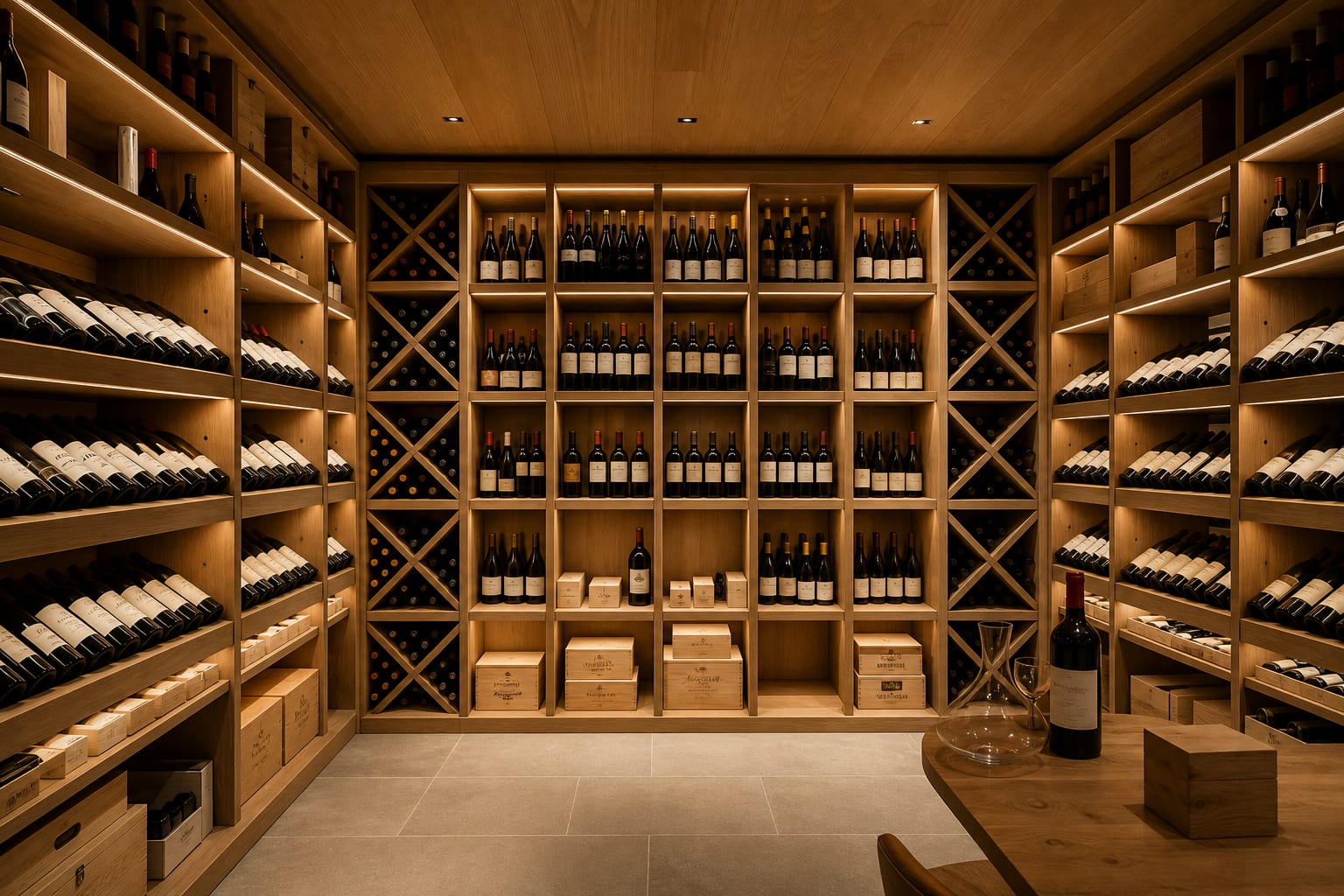 Organisation optimale des bouteilles de vin